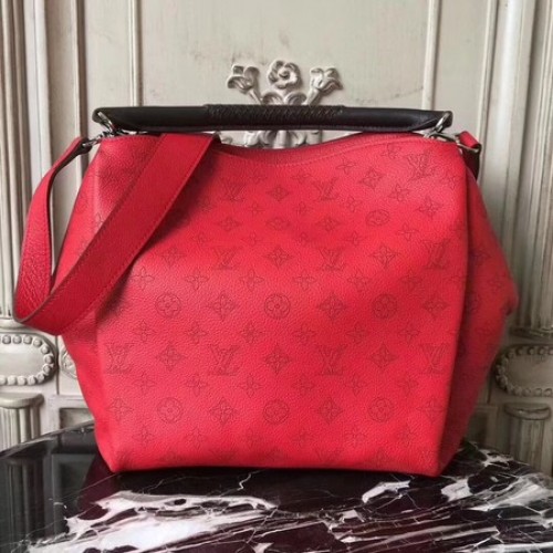 Louis Vuitton Mahina Leer BABYLONE PM M50031 Rood