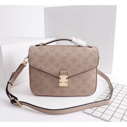Louis Vuitton Mahina Leren POCHETTE METIS M40780 abrikoos