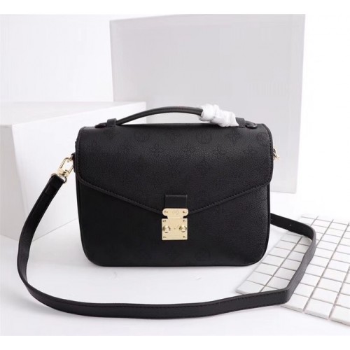 Louis Vuitton Mahina Leren POCHETTE METIS M40780 zwart