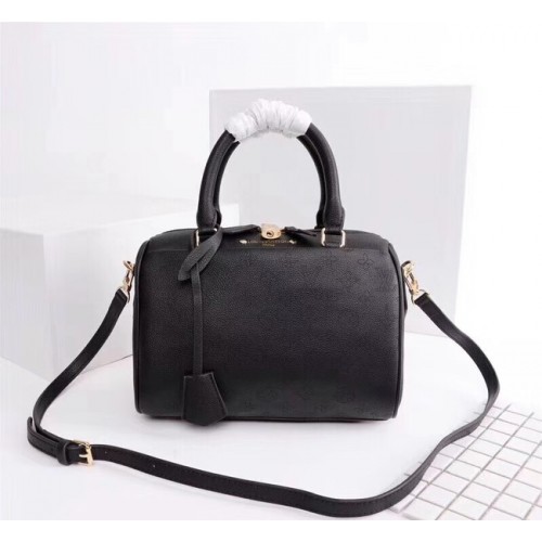 Louis Vuitton Mahina Leer SPEEDY BANDOULIERE 30 M40431 zwart
