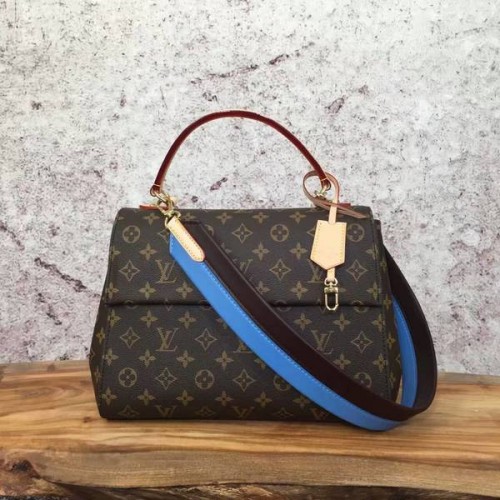 Louis Vuitton Monogram Canvas CLUNY Tas M42735 Blauw