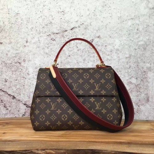Louis Vuitton Monogram Canvas CLUNY Tas M42735 Wijn