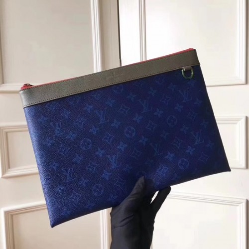 Louis Vuitton monogram canvas clutch POCHETTE APOLLO 61692 blauw