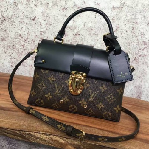 Louis Vuitton monogram canvas mini-schoudertassen 51919 zwart