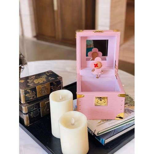 Louis Vuitton monogram canvas muziek juwelendoos M7896 roze