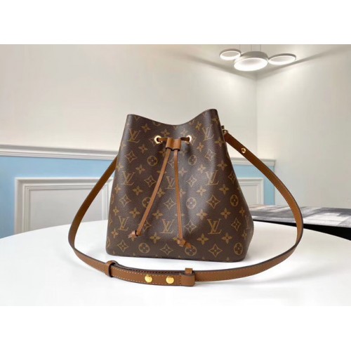 Louis Vuitton Monogram Canvas Neonoe Origineel Leer M44887 bruin