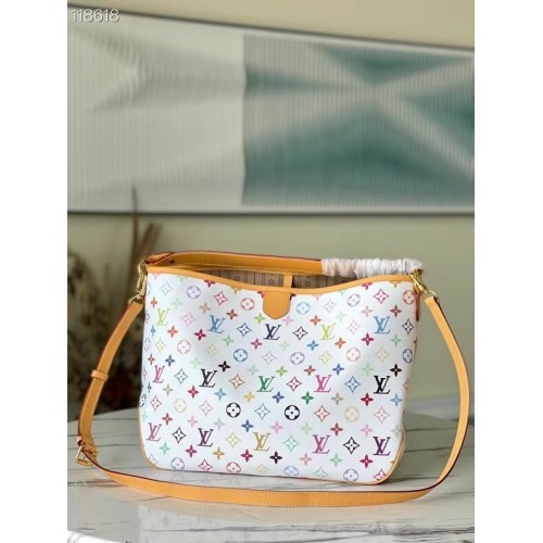 Louis Vuitton Monogram Canvas Origineel Leer M40352 wit