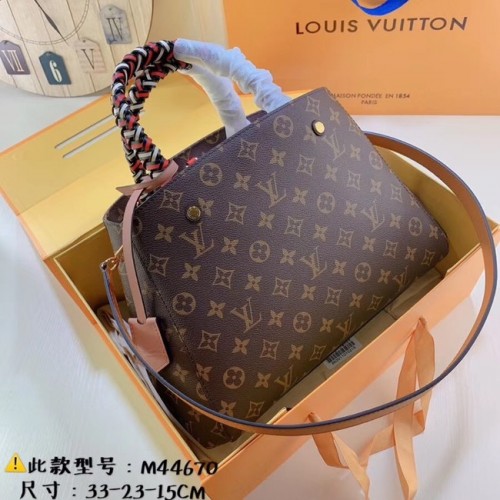 Louis Vuitton monogram canvas origineel leer M44670