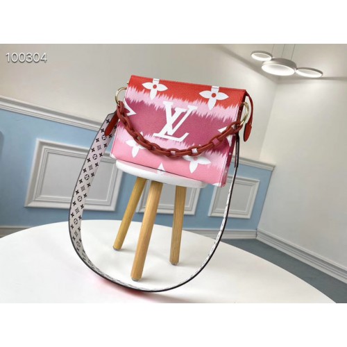 Louis Vuitton Monogram Canvas Origineel Leer M68137 rood