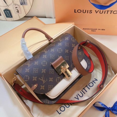 Louis Vuitton monogram canvas origineel leer VAUGIRARD M44354 creme