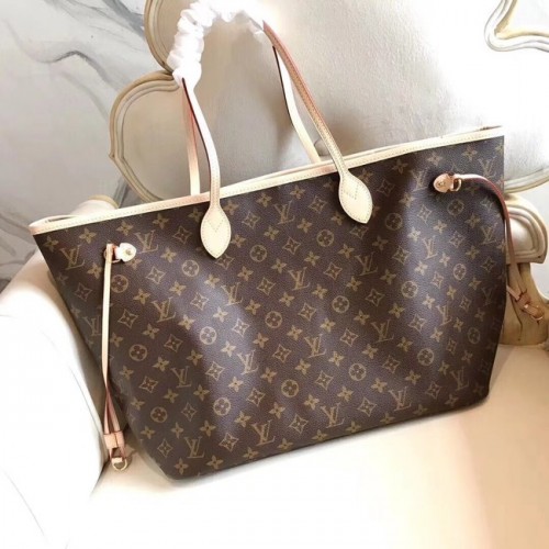Louis Vuitton Monogram Canvas Origineel NEVERFULL GM M40990 rood