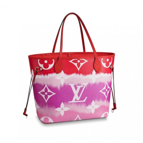 Louis Vuitton Monogram Canvas Origineel NEVERFULL M45128 Rood