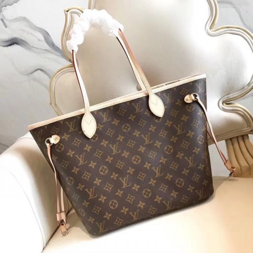 Louis Vuitton Monogram Canvas Origineel NEVERFULL MM M40997 rood