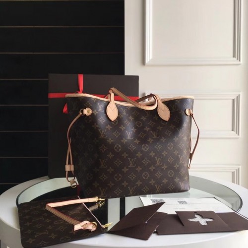 Louis Vuitton Monogram Canvas Origineel NEVERFULL MM M40997 geel