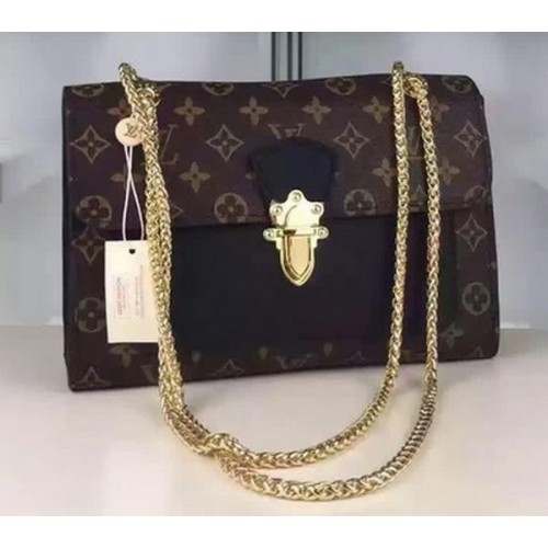 Louis Vuitton monogram canvas PALLAS CHAIN tas M41731 zwart