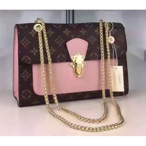 Louis Vuitton Monogram Canvas PALLAS KETTING Tas M41731 Roze