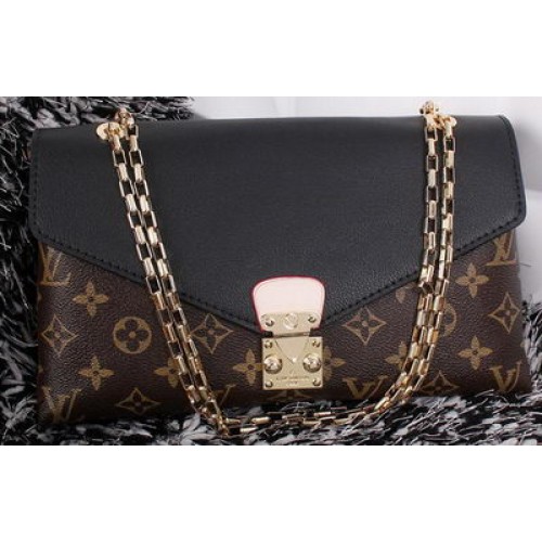 Louis Vuitton Monogram Canvas Pallas Chain Aurore Tas M41200 Zwart