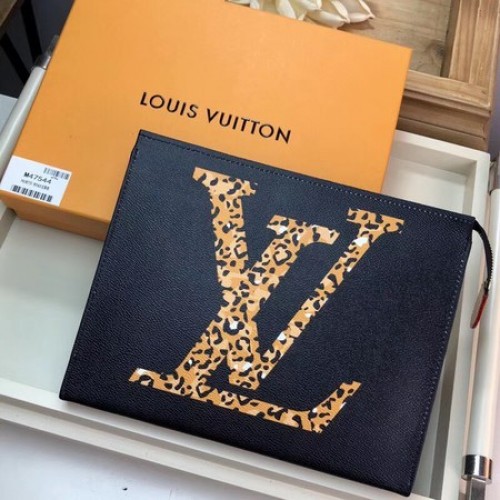 Louis Vuitton Monogram Canvas Poche Toilette M47544 zwart