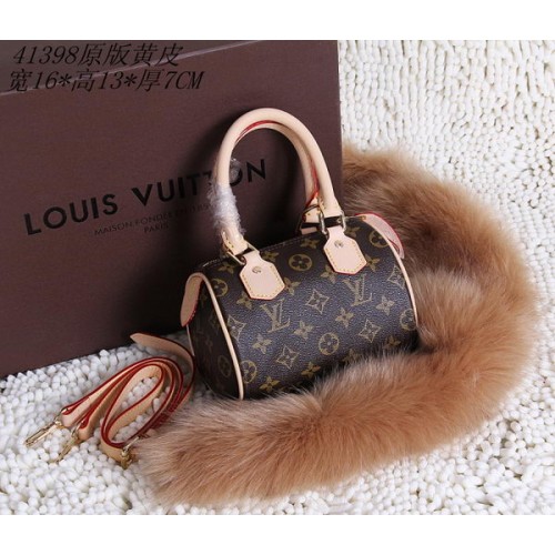 Louis Vuitton Monogram Canvas Speedy mini draagtassen M41398