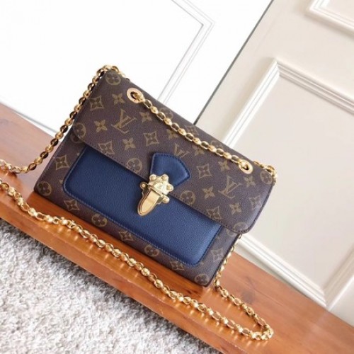 Louis Vuitton Monogram Canvas VICTOIRE M41730 Blauw