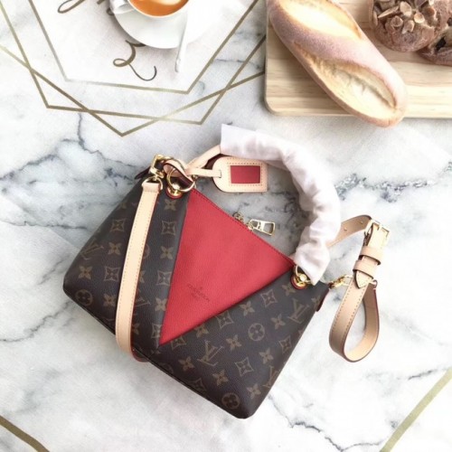 Louis Vuitton Monogram Canvas originele V TOTE BB M43966 Cerise Red