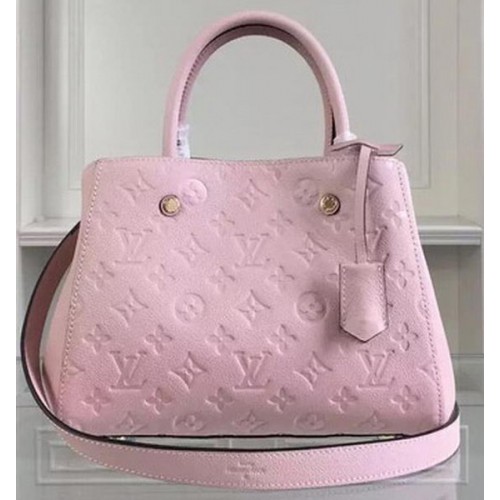 Louis Vuitton Monogram Empreinte MONTAIGNE BB Tas M50665 Roze