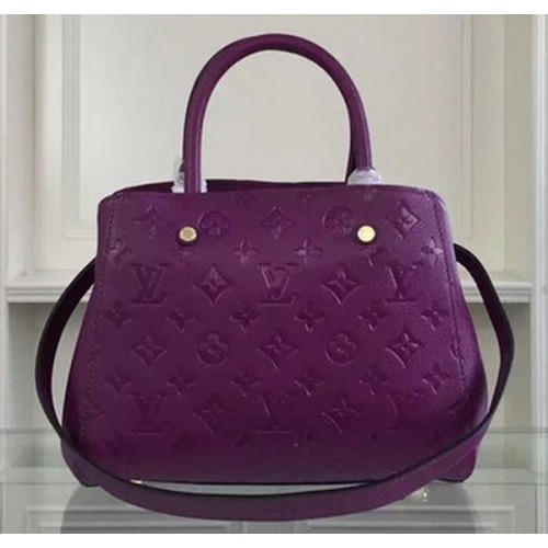 Louis Vuitton Monogram Empreinte MONTAIGNE BB tas M50665 paars