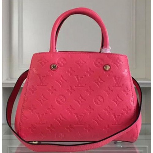 Louis Vuitton Monogram Empreinte MONTAIGNE BB Tas M50665 Roze