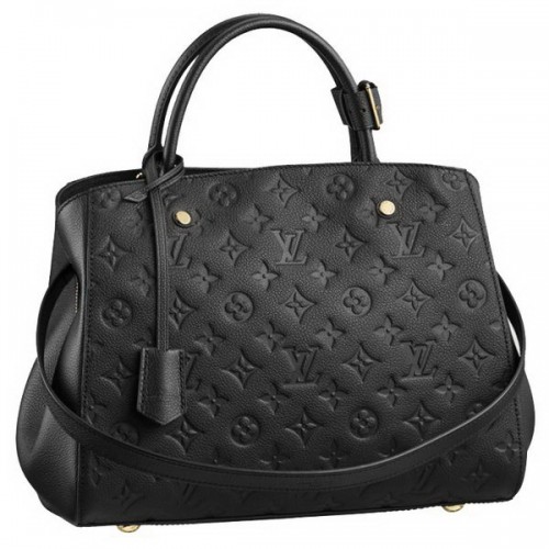 Louis Vuitton Monogram Empreinte Montaigne MM M41048 Zwart