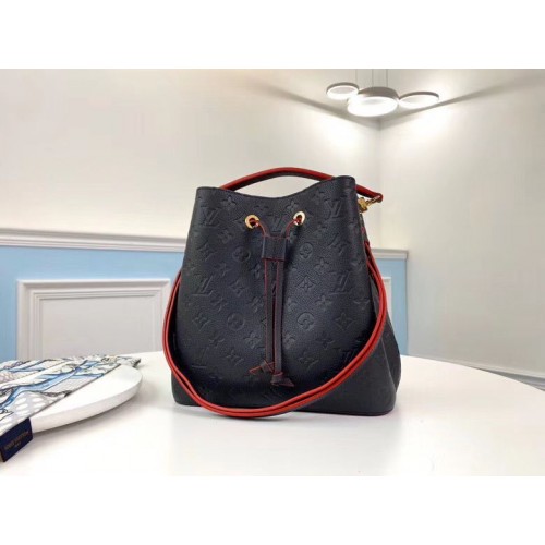 Louis Vuitton Monogram Empreinte Neonoe Origineel Leer M45256 Navy