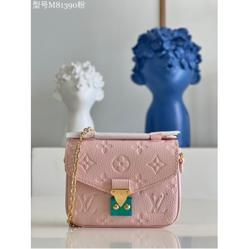 Louis Vuitton Monogram Empreinte POCHETTE METIS BB M81390 roze
