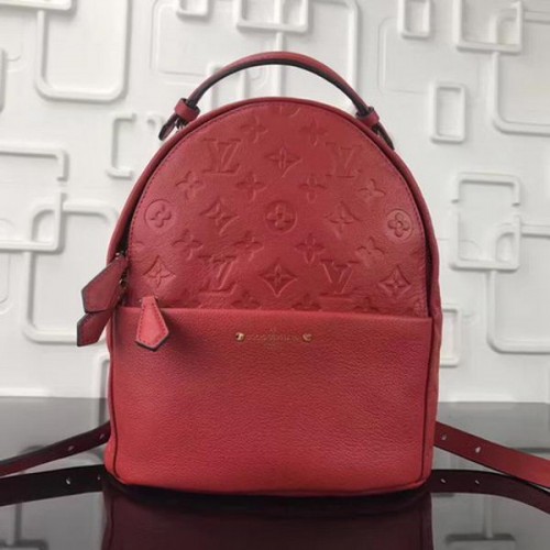 Louis Vuitton Monogram Empreinte SORBONNE RUGZAK M44016 Rood