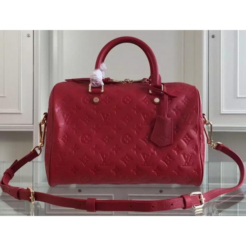 Louis Vuitton Monogram Empreinte Speedy BANDOULIERE 30 M91330 Rood