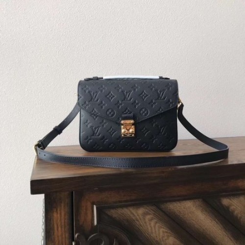 Louis Vuitton monogram Empreinte draagtas M41486 zwart