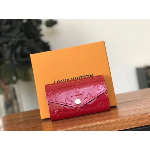 Louis Vuitton Monogram Vernis 6 SLEUTELHOUDER 90900 rood