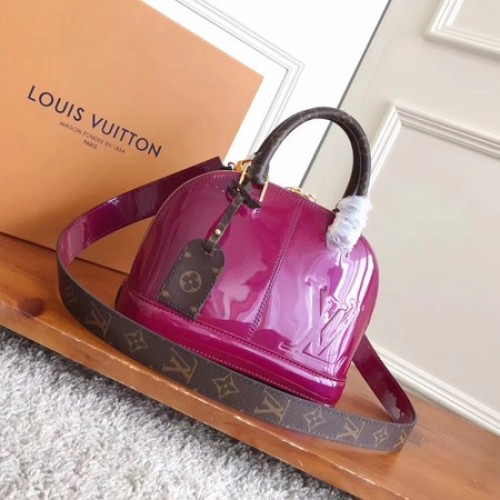 Louis Vuitton Monogram Vernis ALMA BB M54704 Roos