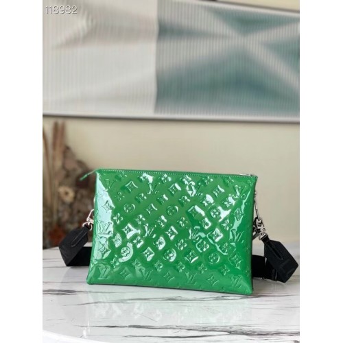 Louis Vuitton Monogram Vernis COUSSIN MM M57783 groen