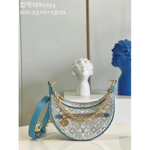 Louis Vuitton Monogram denim M44036 blauw