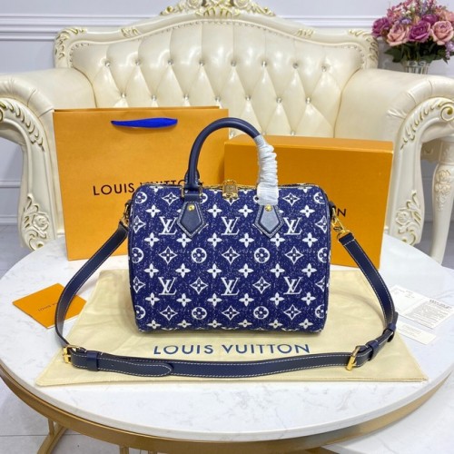 Louis Vuitton Monogram denim M59609 blauw