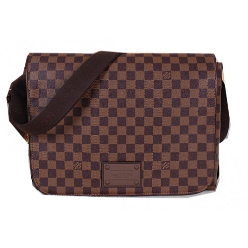 Louis Vuitton N51212 Damier Ebene canvas Brooklyn GM tas