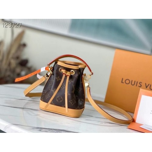 Louis Vuitton NANO NOE Monogram gecoat canvas M81266