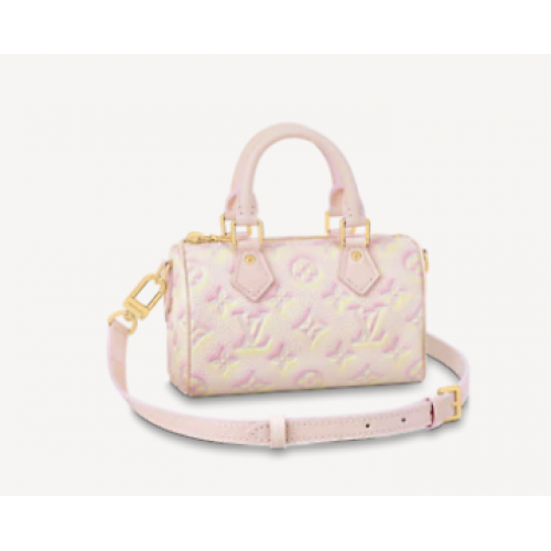 Louis Vuitton NANO SPEEDY M81508 roze