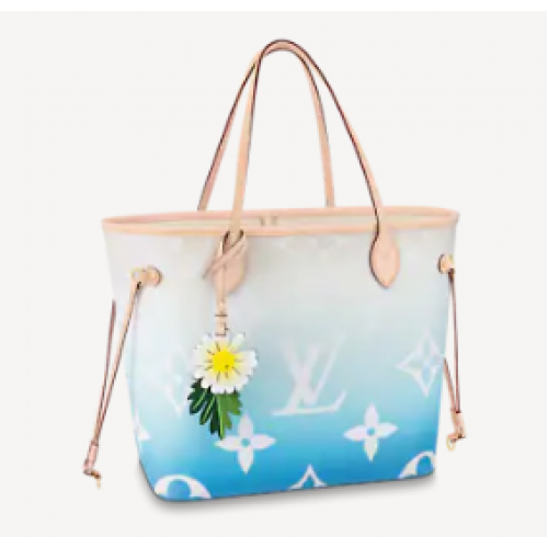 Louis Vuitton NEVERFULL MM M45678 blauw