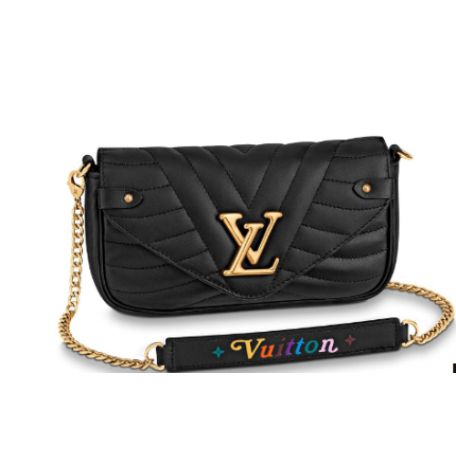 Louis Vuitton NEW WAVE kettingtas M63956 zwart