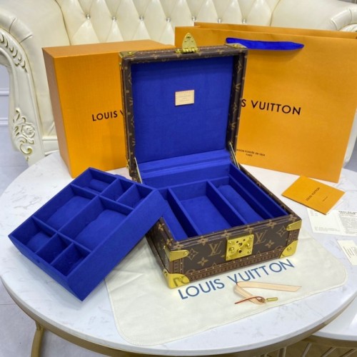 Louis Vuitton NICE SIERADENKOFFER M47120 blauw
