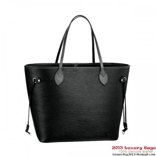Louis Vuitton Neverfull MM Epi Leer M40932 Zwart