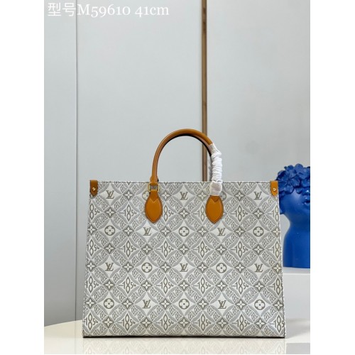 Louis Vuitton ONTHEGO GM M59610 Ecru Karamel