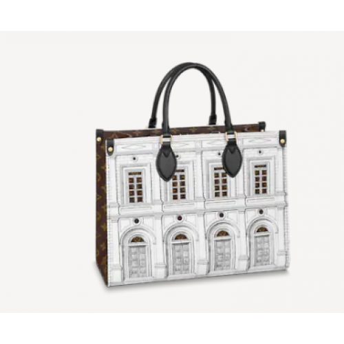 Louis Vuitton ONTHEGO MM M59264 Zwart en Wit