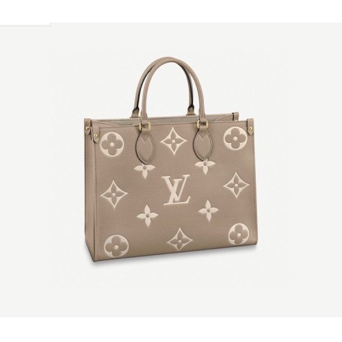 Louis Vuitton ONTHEGO origineel leer MM M45494 grijs