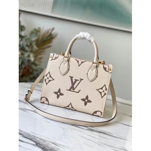 Louis Vuitton ONTHEGO PM - EXCLUSIEF ONLINE M45654 creme